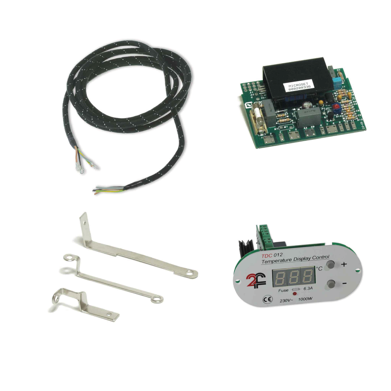 Componenti elettrici ed elettronici per ferri