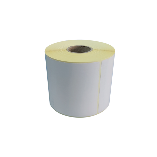 Adhesive labels 100x100 mm neutral thermal paper - single track (800 pcs)