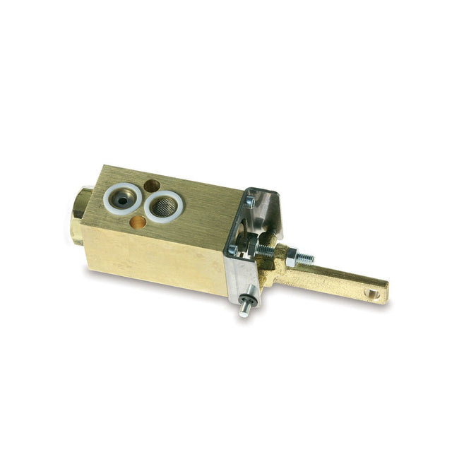 Mechanical steam valve lower floor press Pony