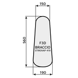 Feltro 3D braccio F3D/BS compatibile Stirovap 419