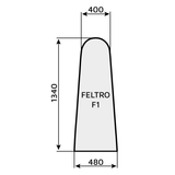 Feltro universale F1 (forma C)