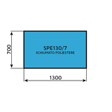 Schiumato poliestere blu SPE130/7 (1300 x 700 mm)