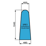 Schiumato poliestere blu SPE1 (Tavoli forma C)