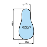TBC arm towel pillow model